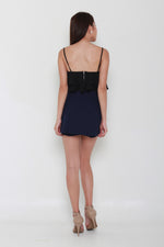 Load image into Gallery viewer, Lexie Tailored Skorts in Navy Blue
