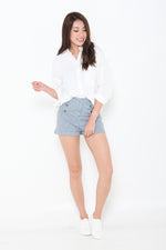 Load image into Gallery viewer, Venus Texture Line Pocket Shirt in White
