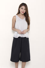 Load image into Gallery viewer, Trina Pin Stripe Box Culottes in Blue
