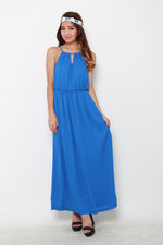 Load image into Gallery viewer, *RESTOCKS* *NASSA* Christie Maxi Dress in Blue
