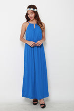Load image into Gallery viewer, *RESTOCKS* *NASSA* Christie Maxi Dress in Blue
