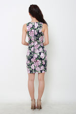 Load image into Gallery viewer, *RESTOCKS* *NASSA* Pixie Floral Cut-In Dress in Blue

