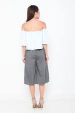 Load image into Gallery viewer, France Off Shoulder Top in Blue
