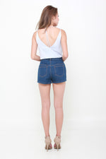 Load image into Gallery viewer, Carin T-Back Top in Blue
