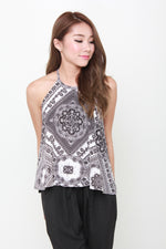 Load image into Gallery viewer, Dora Baroque Flare Top in White
