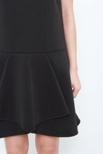 Load image into Gallery viewer, Sass Layer Drop Waist Dress in Black
