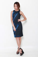 Load image into Gallery viewer, Electra Bodycon Dress in Blue
