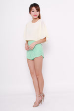 Load image into Gallery viewer, Iris Lace Shorts in Green
