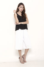 Load image into Gallery viewer, Trina Pin Stripe Box Culottes in White
