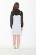 Load image into Gallery viewer, Brooklyn Slip Dress in Grey
