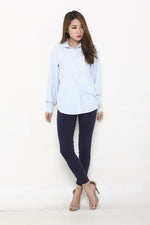 Load image into Gallery viewer, Mindy Plain Shirt in Light Blue
